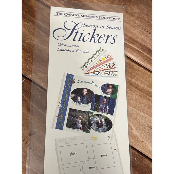 CREATIVE MEMORIES SEASON TO SEASON STICKERS 6116891200 CLOUDS RAIN PICNIC - Picture 3 of 5